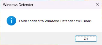 Allow it in Windows