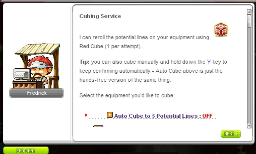 Auto-cube at Fredrick
