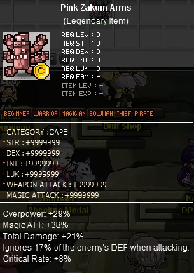 Pink Zakum Arms - Endgame